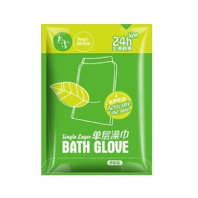 LaoTang Peeling-Badetuch Mittlel Grün